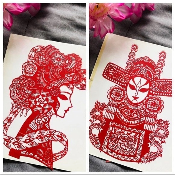 Other - NWOT Original Chinese paper-cut Art (X2 designs) - Unframed